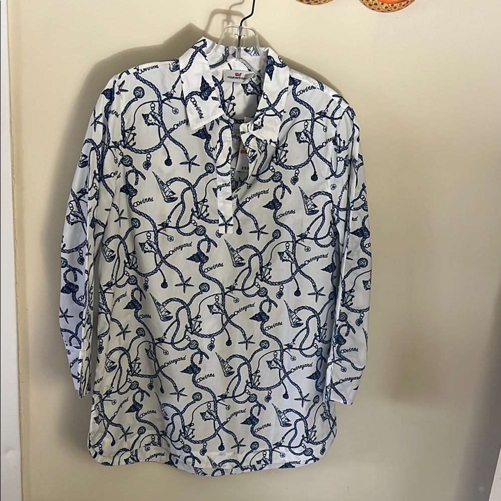 Vinyard Vines Women's Rope Toile Lucaya Tunic NWT